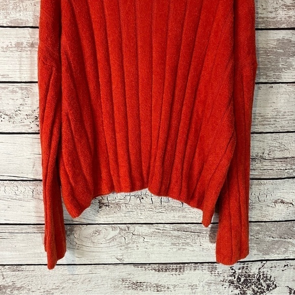 REVOLVE Tularosa Seta Ribbed Turtleneck Sweater in Red - Picture 5 of 12